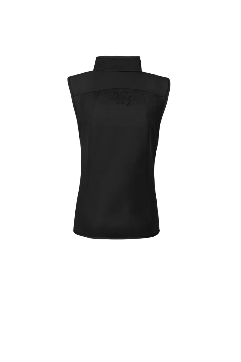 Pikeur Tara Athleisure Ladies Softshell Gilet - Caviar Black-1